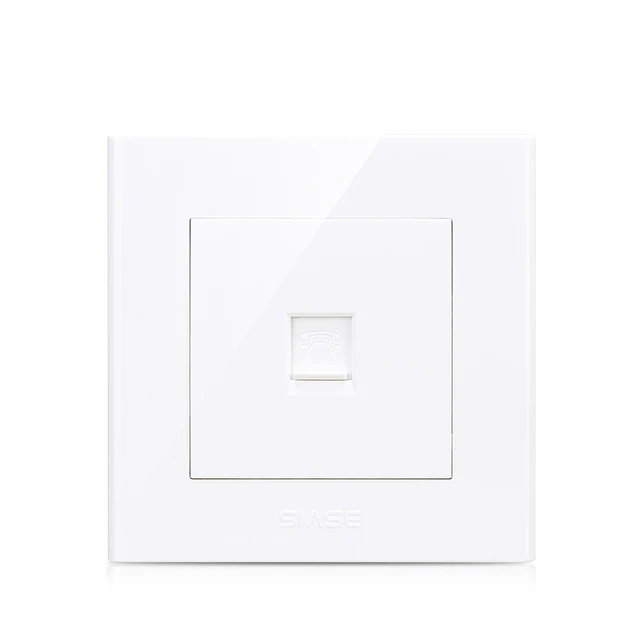 Цена настенный переключатель Сеть RJ45 компьютерная розетка для передачи данных