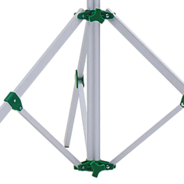 Factory Direct 50M 4 Arms Aluminum Shape With Feet Washingline Dryer Umbrella Washing Line Drying Rack For Clothes Clothing