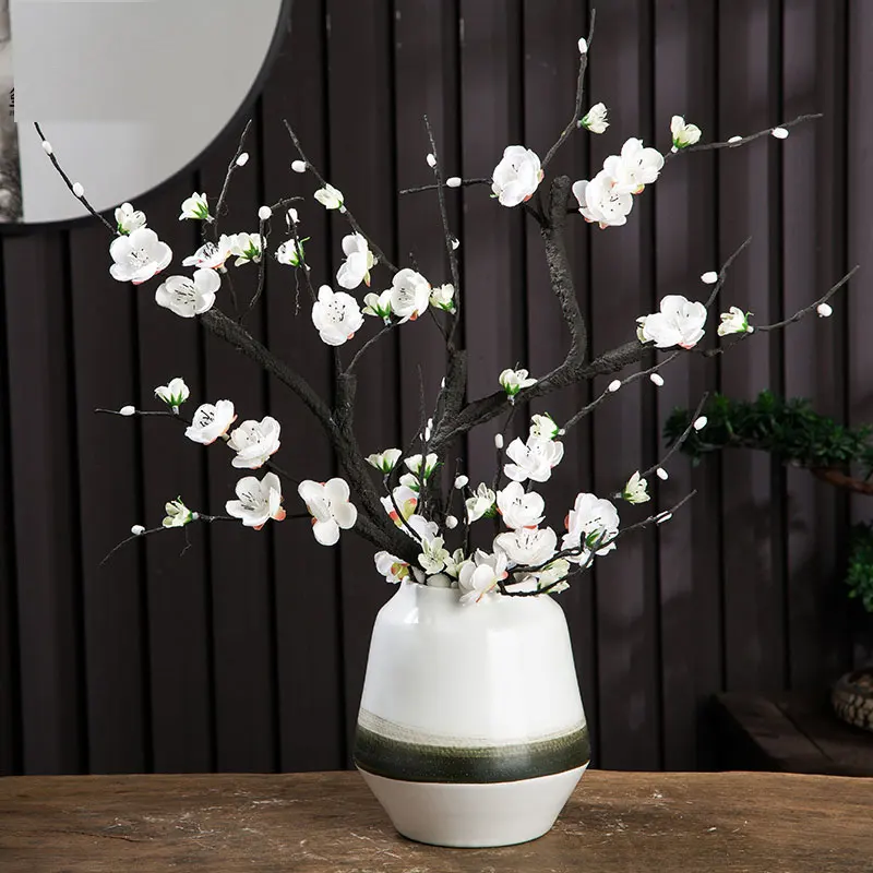 home decor decoration flowers with vases ceramic vase set  house decoration living room