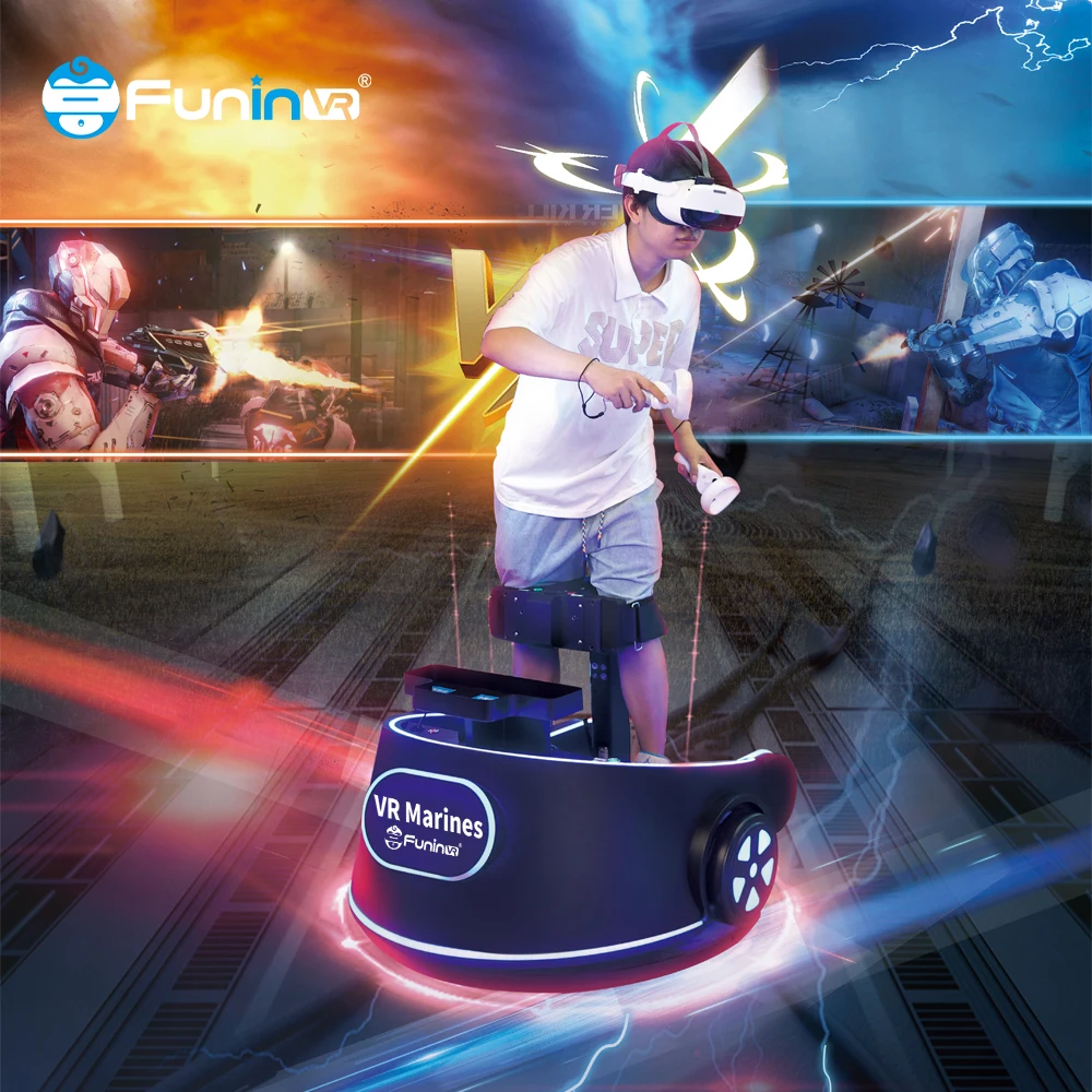 Fun In Vr 3D Simulator Multiplayer Arcade Game Machine Video 4D 7D Shooter Vr Shooting Arena Multiplayer