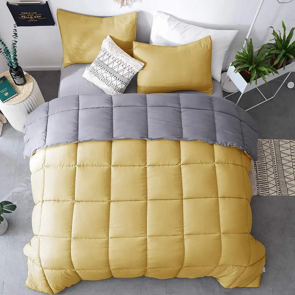 Microfiber firm filling bedding quilt/blanket