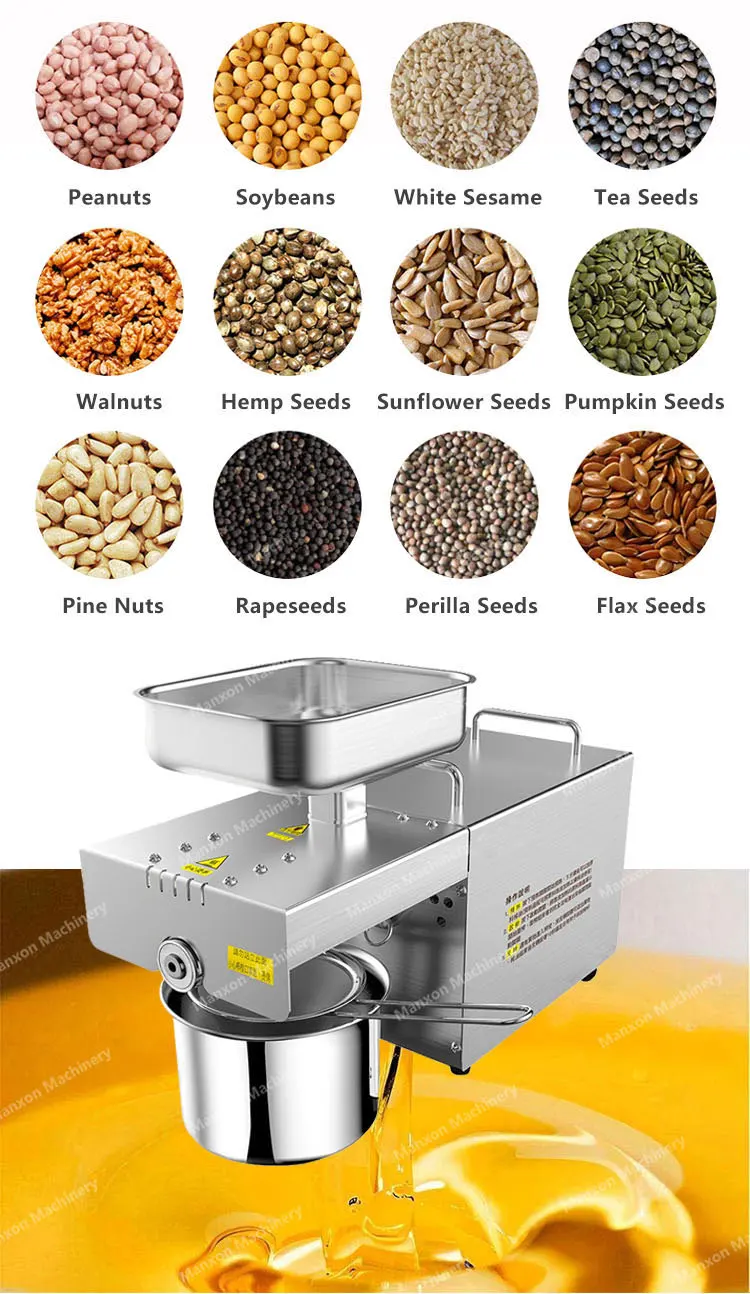 Small Size Sesame Peanut Oil Press Machine Cooking Oil Making Machine