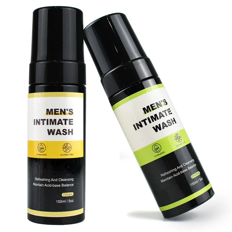 Organic Ph Balanced Itching Relief Bad Odor Remove Foaming Hygiene Wash Daily Intimate Wash For Men Genital Area