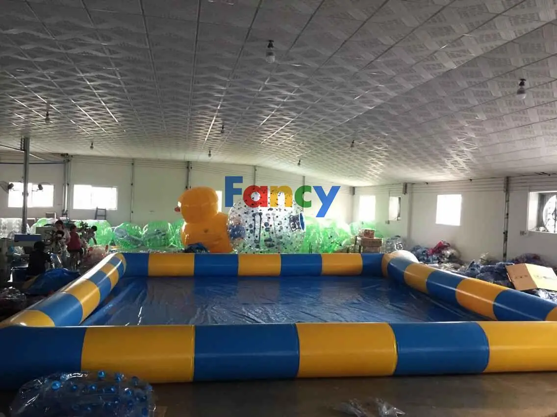 PARTY USE inflatable water pools with slodes birthing pool floating toys