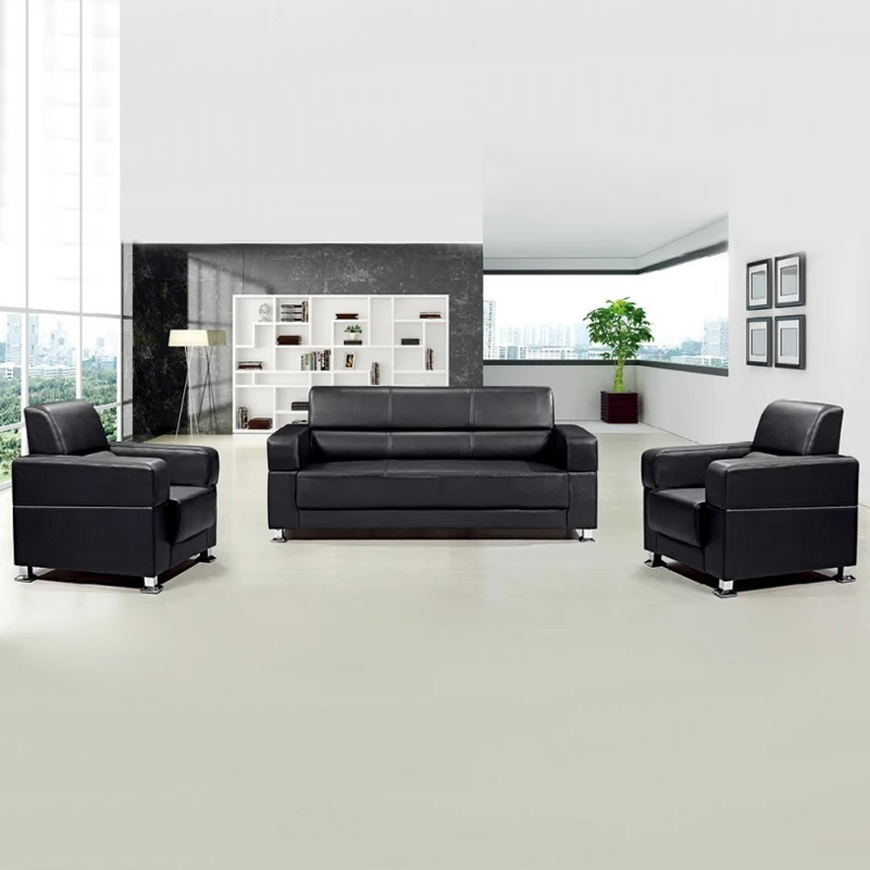 Modern modular artificial leather office sofa factory direct sales of various office furniture and office sofas