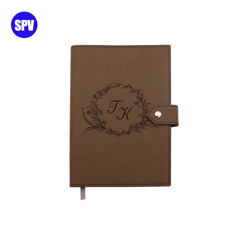 Supernova laserable leatherette journal customize logo notebooks for laser engraving
