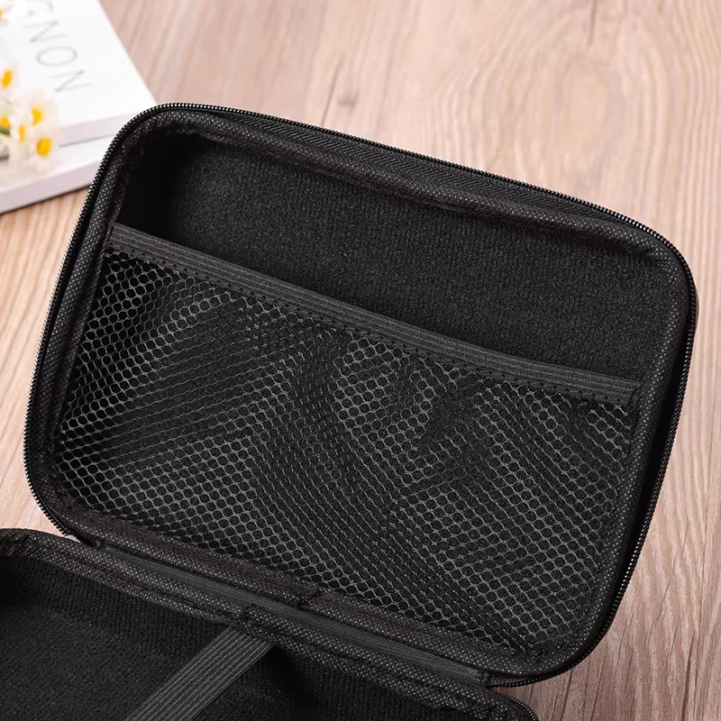 Hardness EVA Case for Earphone Power Bank USB Cable GPS Hard Drive Collecting Outdoor Camping Travel Space Saving Storage Bag