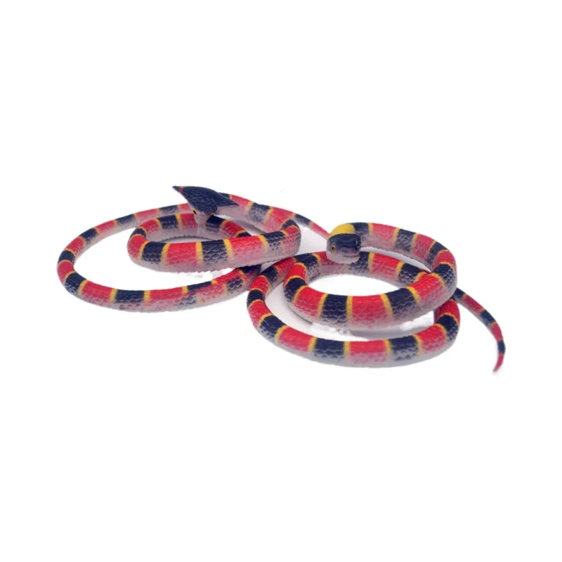 Novelty and quirky rubber toy snake wholesale, high-quality TPR material, magic soft snake play