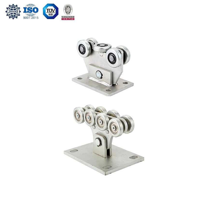 Self-supporting gate silver zinc cantilever gate wheel sliding trolley wheels