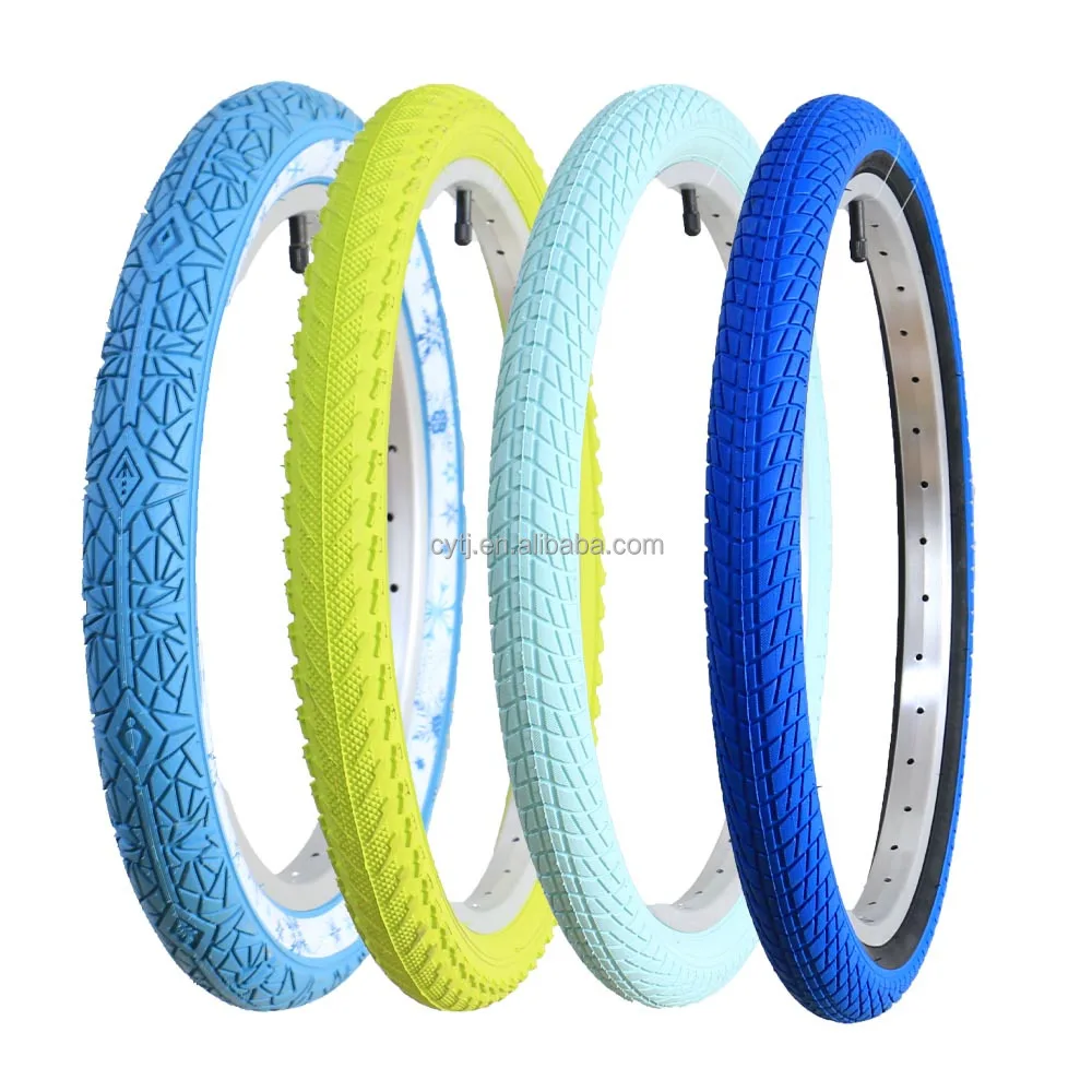 Eco-friendly Factory direct supply High quality children color bicycle outer tire