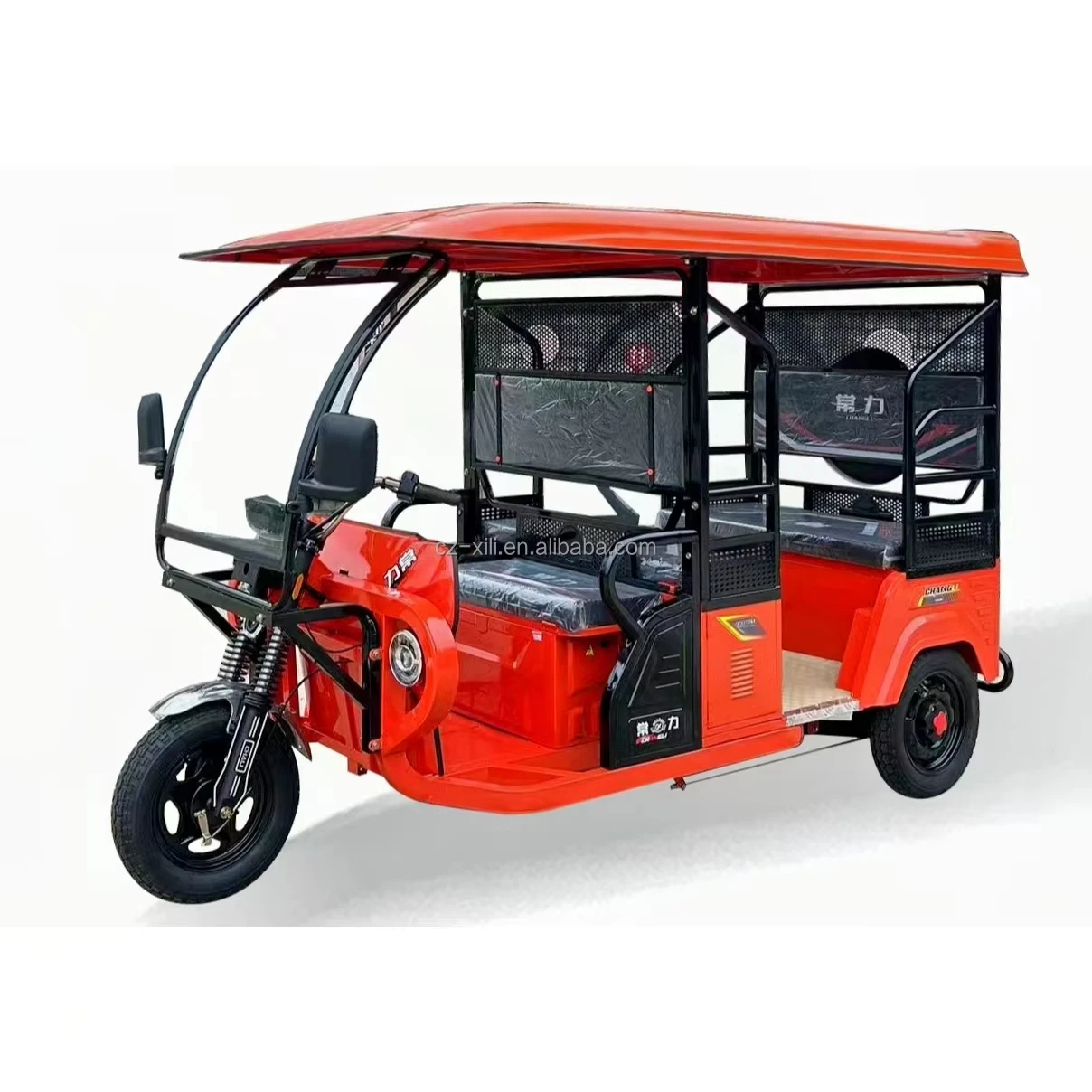 CHANGLI Hot Sale Tricycles Bajaj Electric Three Wheel Passenger Tricycle Auto E Rickshaw Tuk Tuk Taxi