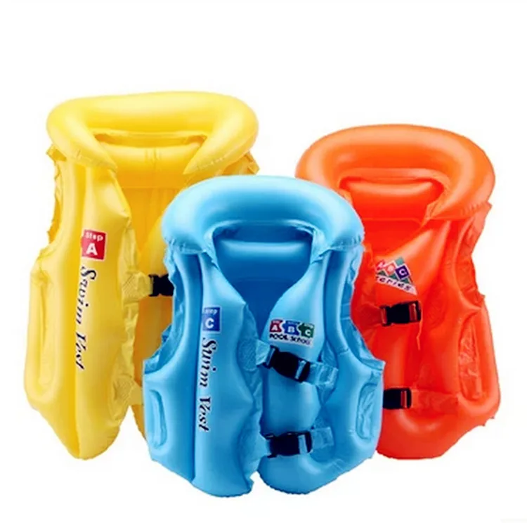 Wholesale cartoon dinosaur swim arm rings baby life jacket floating kids