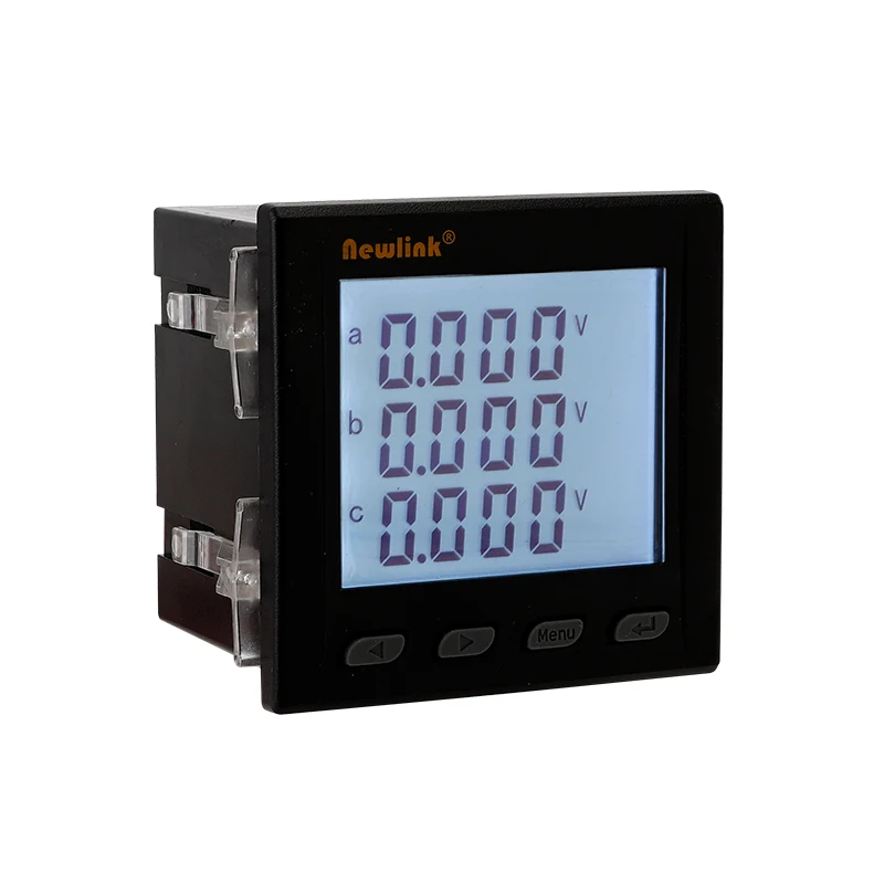 High-precision digital LCD multi-function meter can measure current, voltage, electric energy, kilowatt-hour, HZ and frequency