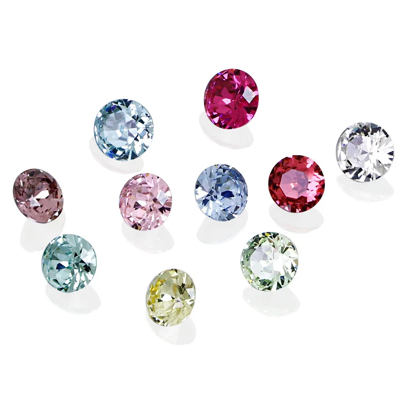 Wholesale Custom Shinning Crystal Machine Cut Rhinestones Bulk for Clothes Garment Accessories