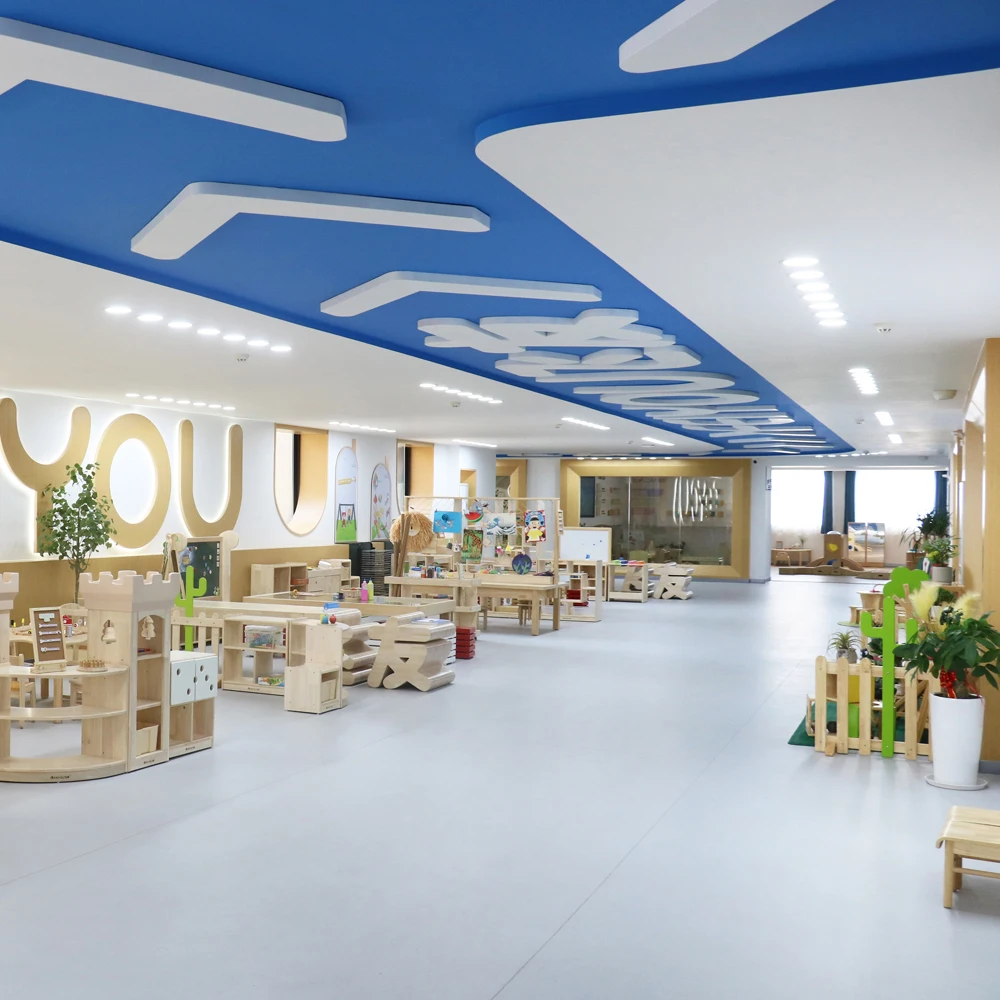 Kindergarten Children Library Home Furniture Acoustic Learning Tree Bookshelf For Childcare Daycare Shelves Reading Corner Room