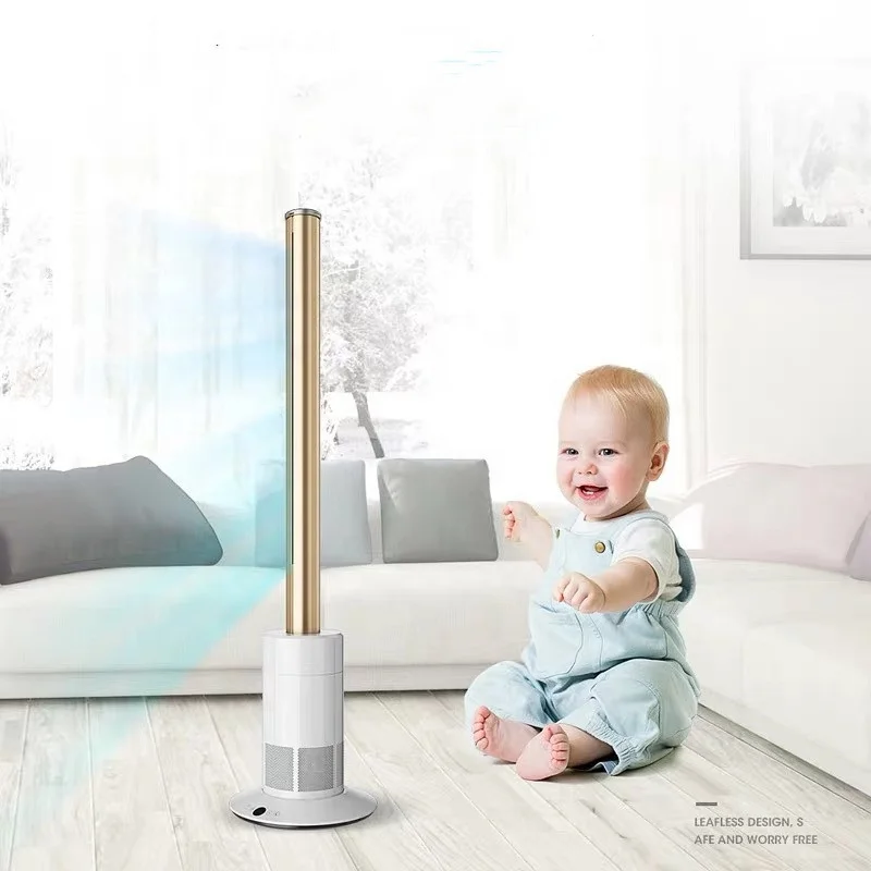 Stand Solar electric Fan bedroom Bladeless Cooling floor fan electric air condition Bladeless Remote control fan