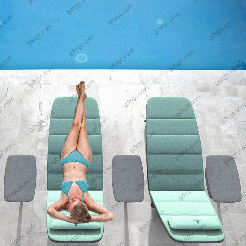 Modern Luxury In-Pool Sun Lounger Chaise Outdoor Furniture for Pool Garden Hotel Dining Beach for Swimming Pool Hotel Use