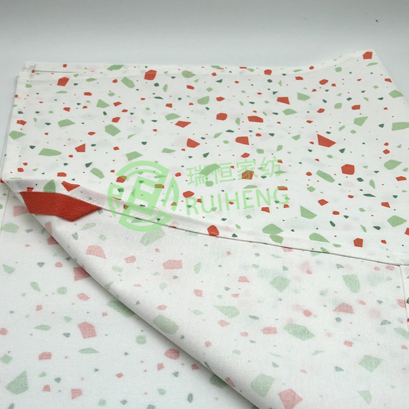 2022 New Fashion High Quality Geometric Pattern  Cotton Custom Tea Towels