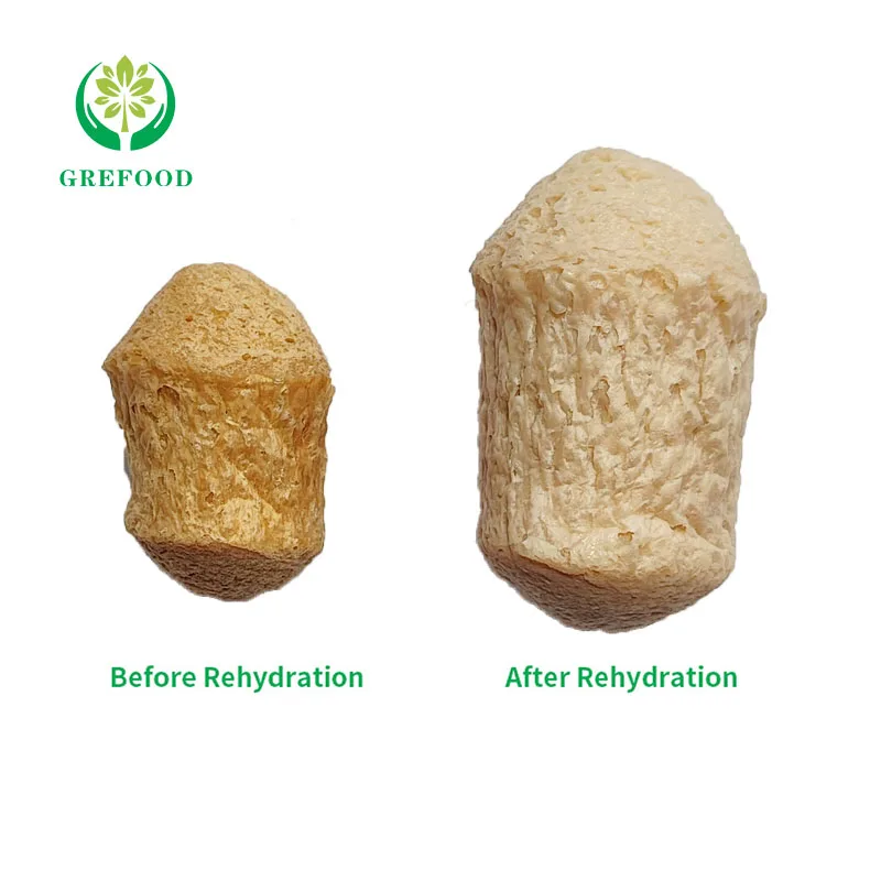 TVP meatballs low fat texture soy protein HALAL textured vegetable protein chunk rich fiber plant meat FREE SAMPLE Soya protein