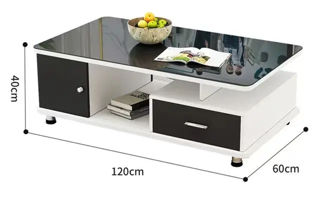 XMJ Black and white marble lift wall unit tv cabinet modern design luxury plywood