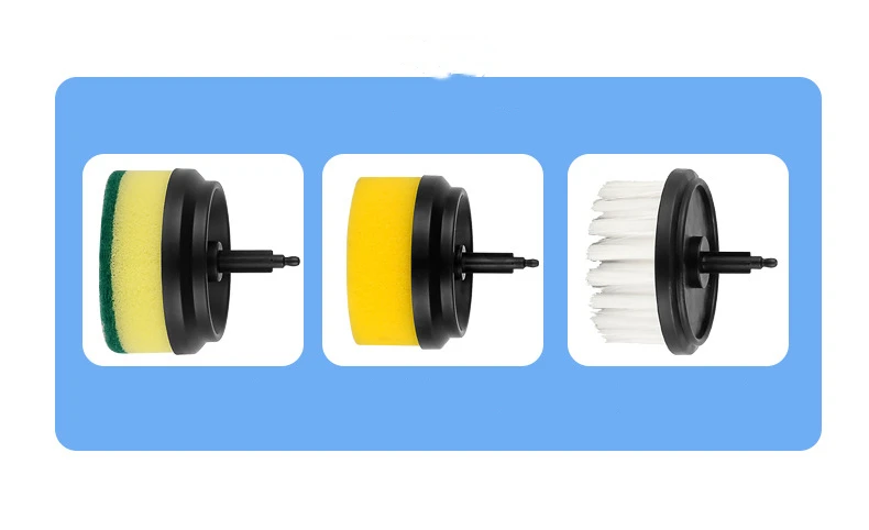 Portable Strong Clean Power Electric Spin Scrubber with 2 Brush Heads Cordless Electric Scrubber for Kitchen Floor Wall Cleaning