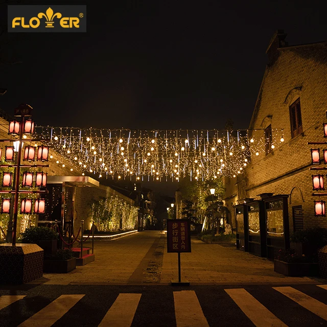 Factory Direct Price Outdoor 12V LED Light Strings DMX512 Facade Starry LED Serial String Light for Christmas Wedding Decoration