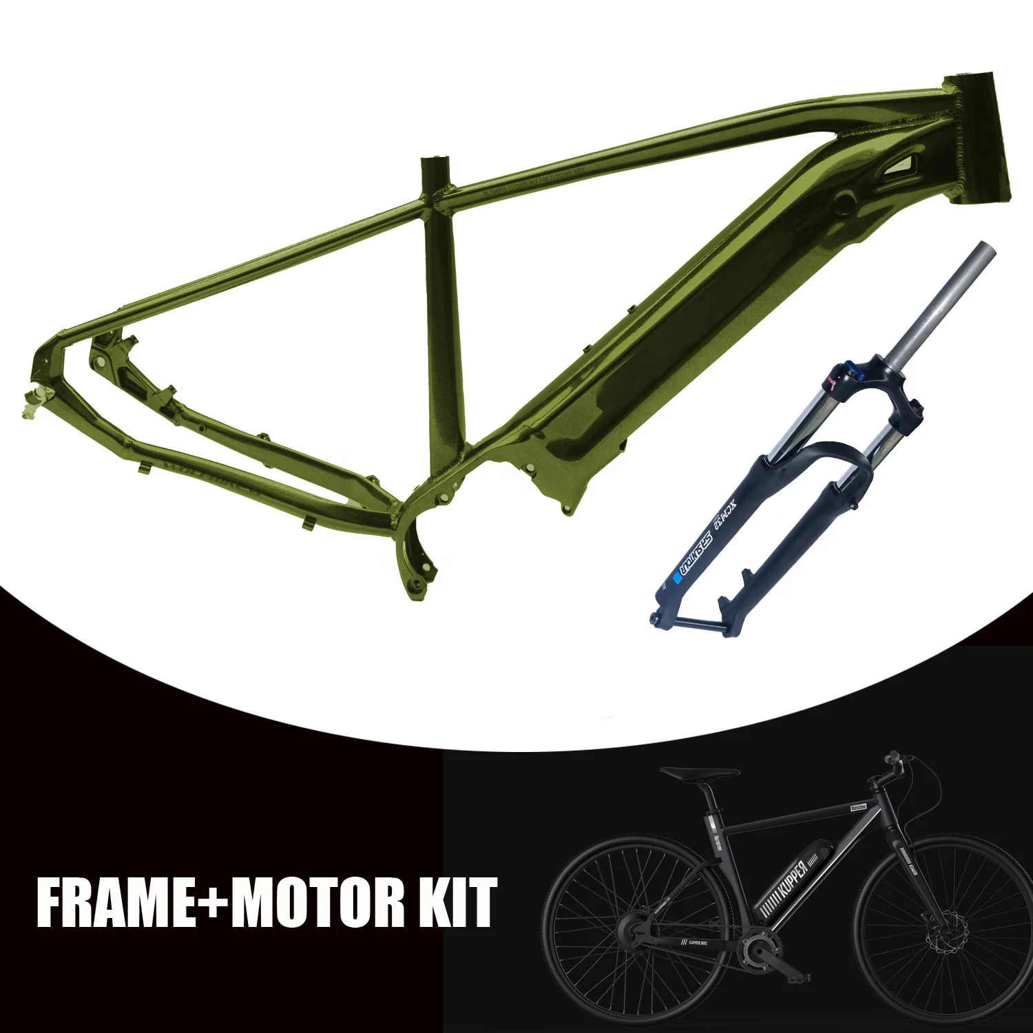 500w 48v bafang M600 mid drive full suspension downhill electric mountain bike frame with mid-engine