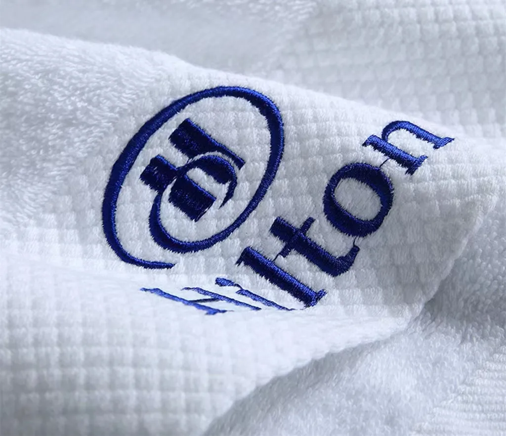 Wholesale beauty salon hotel bath towel 100% cotton white five-star hotel bath towel set for home