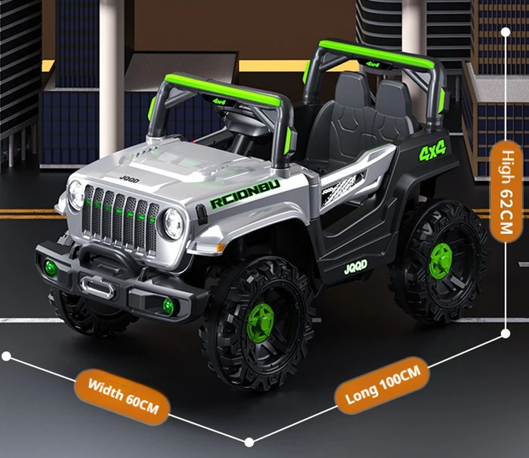 Wholesale 6V electric off road Cars Oversized Remote Control Children Car 2 Seater Battery Powered Kids Electric Cars