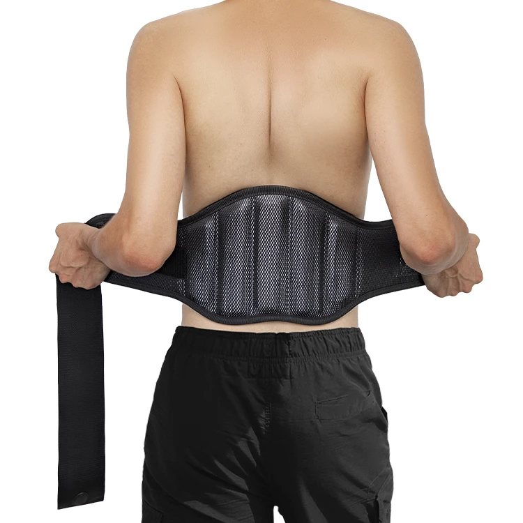 Nanbin Wholesale Custom Tummy Wrap Latex Waist Trainer Belt Shaper Lower Back Support Brace Waist Support For Men 2023