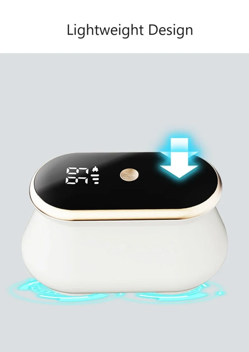 Fabric Shaver Electric Portable Lint Remover Clothes Dual-6-Leaf Blades LED Screen Power Wireless Dual Head Sweater Fuzz Remover