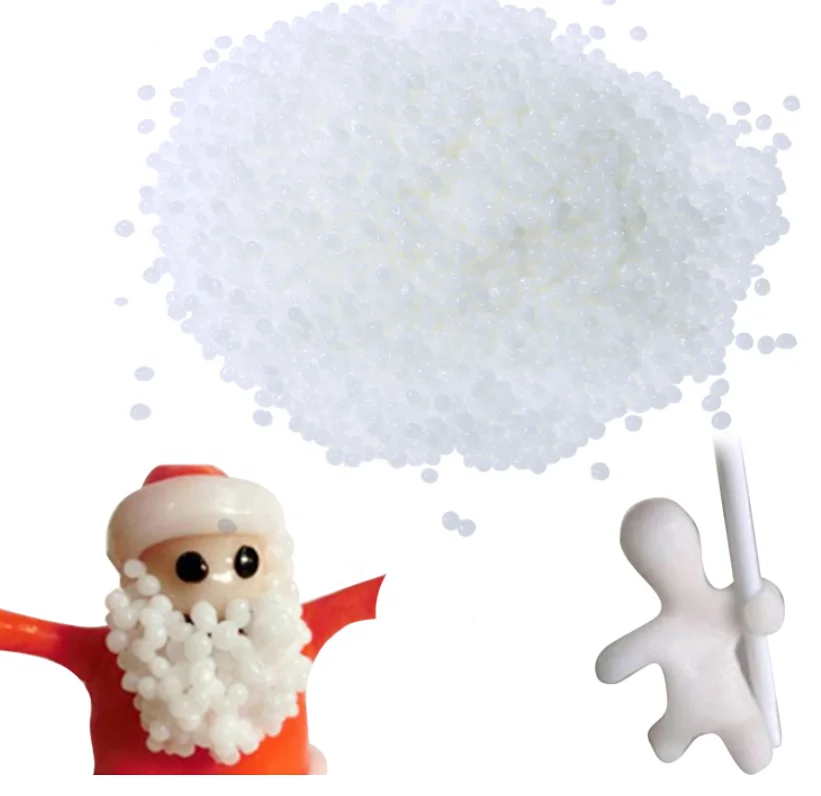 wholesale  PCL 100g/Bag Polymorph Thermoplastic Clay Polycaprolactone Moldable Plastic Pellet