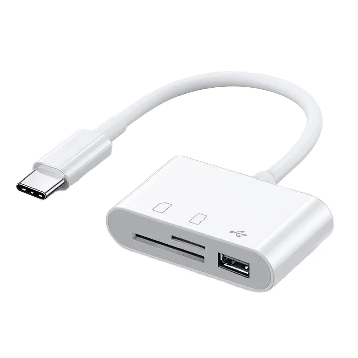 Type-C адаптер TF CF SD считыватель карт памяти OTG Writer компактный флэш-USB-C для IPad Pro Huawei для Macbook USB Type-C кард-ридер