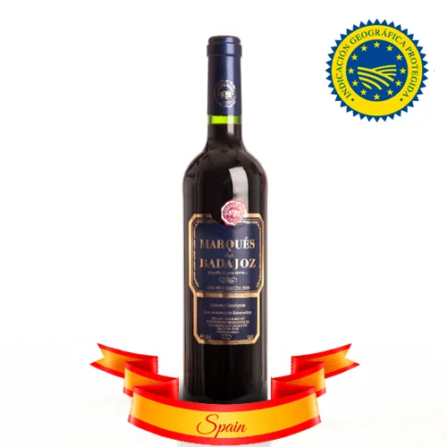 Испанское Красное вино резерв марки Badajoz от компании Bodegas Описание 750 мл