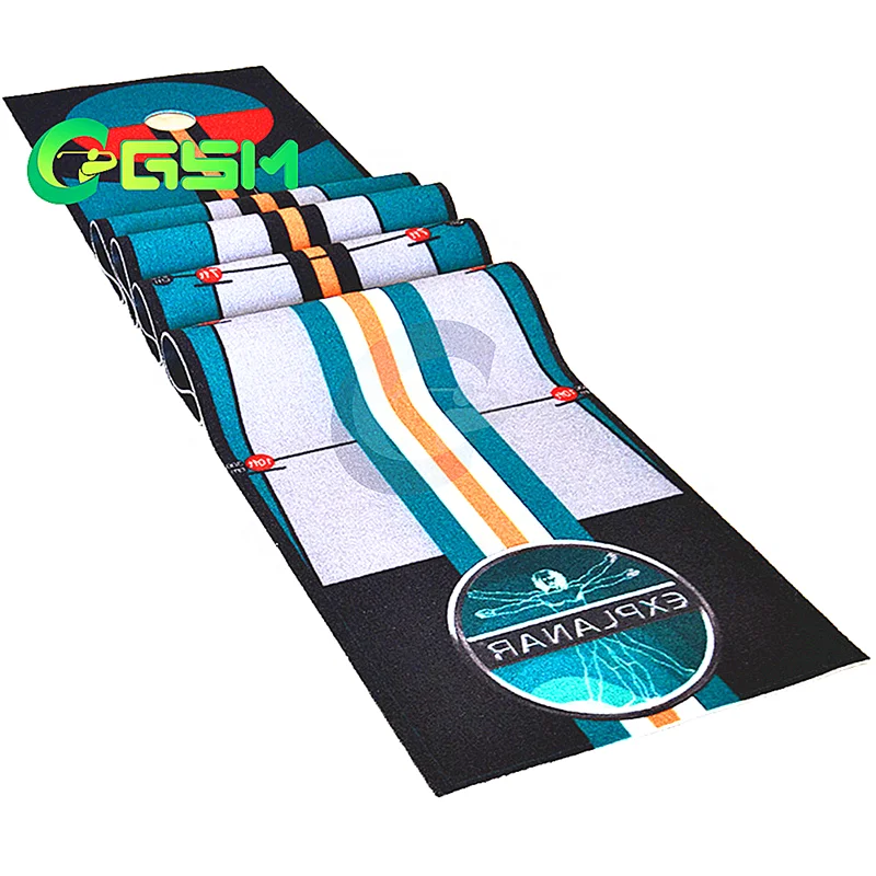 Printed putting mats for golf swing prcatice mat  golf training aids mat  for office and home