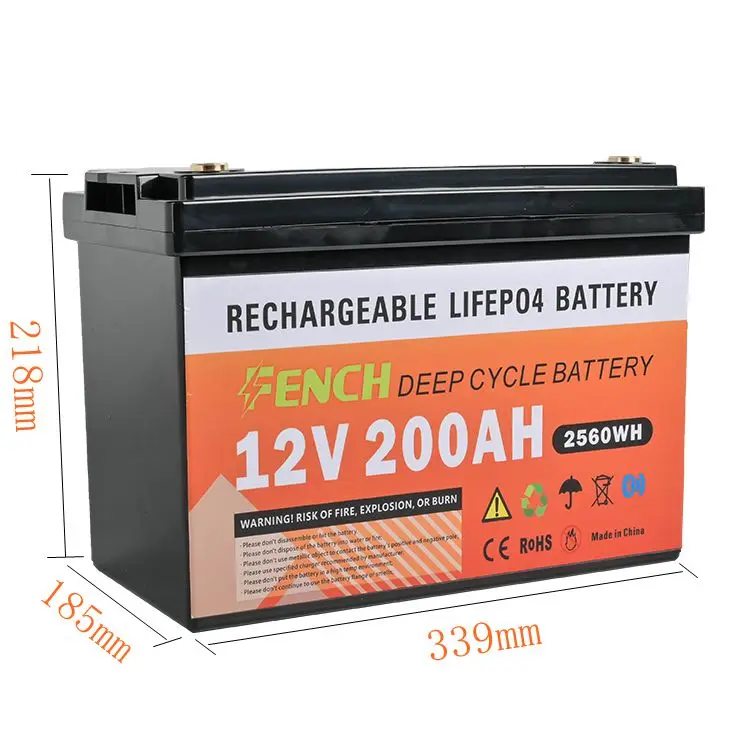 Аккумуляторные умные солнечные батареи 12 В литий-ионные lifepo4 200ah 100AH 300ah для солнечных систем