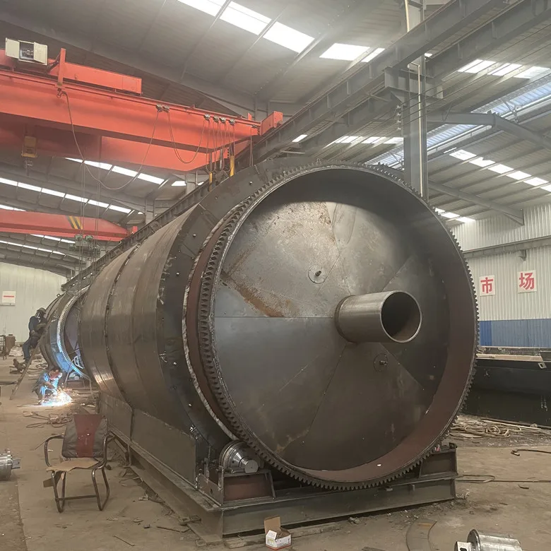 continuous waste plastic refining to oil by pyrolysis plant with high oil yield