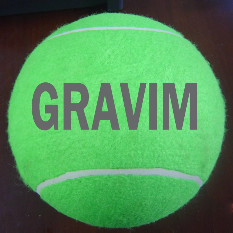 9.5 Inches Dog Tennis Ball Pet Dog Chew Toy Signature Jumbo Inflatable Tennis Ball