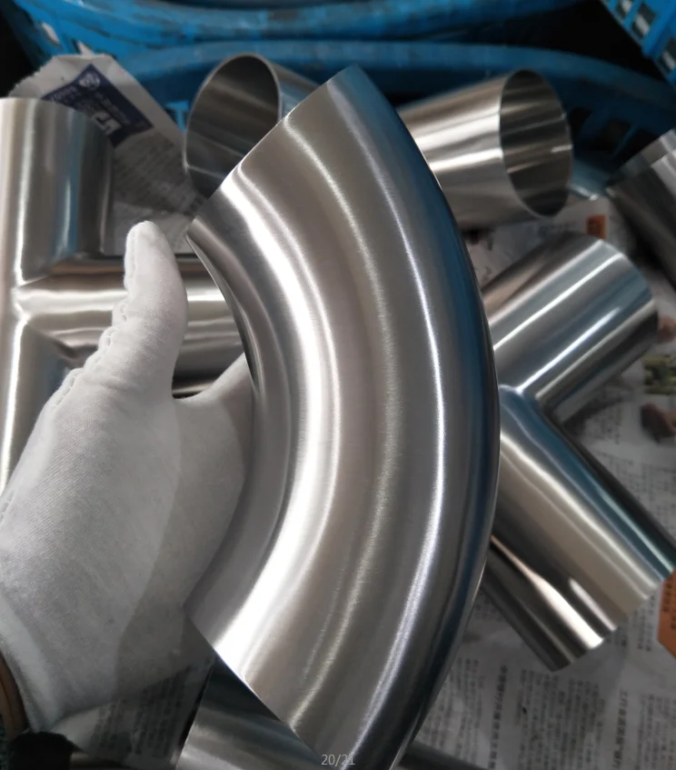 Sanitary Pipe Fittings Stainless Steel Butt-Weld Elbow