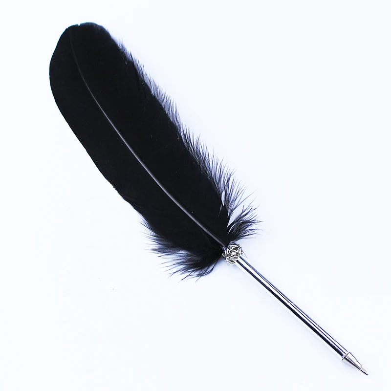 Ручка с перьями