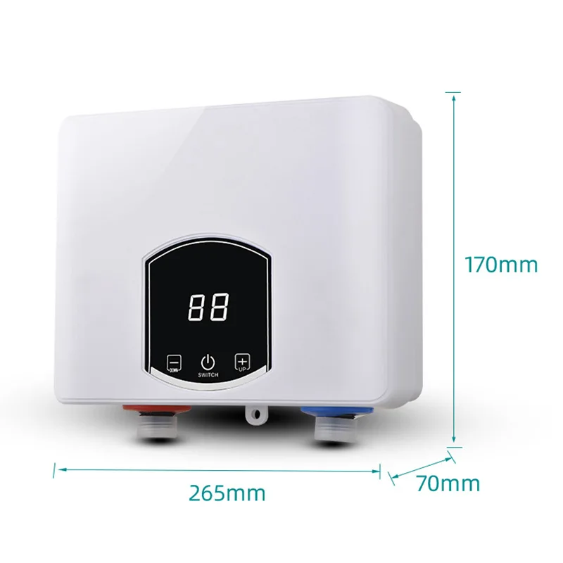 Quick heating smart calentador de agua sin tanque home water heater tankless hot water heater electric entire house
