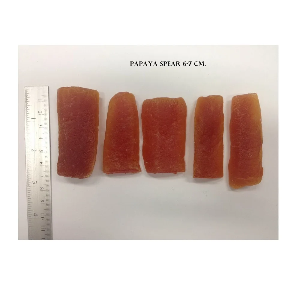 The Best High Premium Quality of Dried Fruit the Papaya Spear with Red Color with Hottest Selling Price