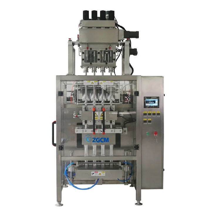 High Speed Multi Lanes Liquid Packing Machine Honey Ketchup Salad Dressing Mayonnaise Jelly Stick Popsicle Packaging Machine