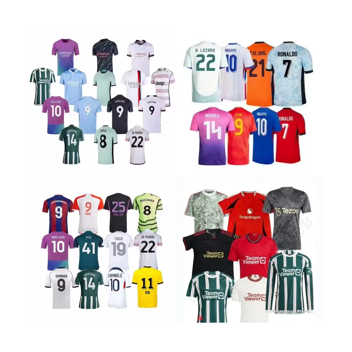 High Quality Newest Cheap Soccer Jerseys 2024 2025 Football Shirt