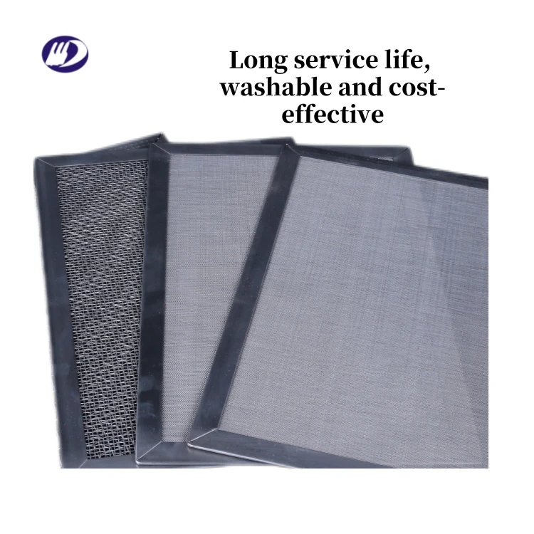 Manufacturer customized Industrial metal wire mesh corrugated filter Stainless steel dustproof filter oil fume filter