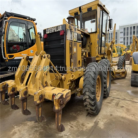 Used Motor grader 140H Original Caterpillar CAT 140H 140G 120G Motor Grader for Sale original painting
