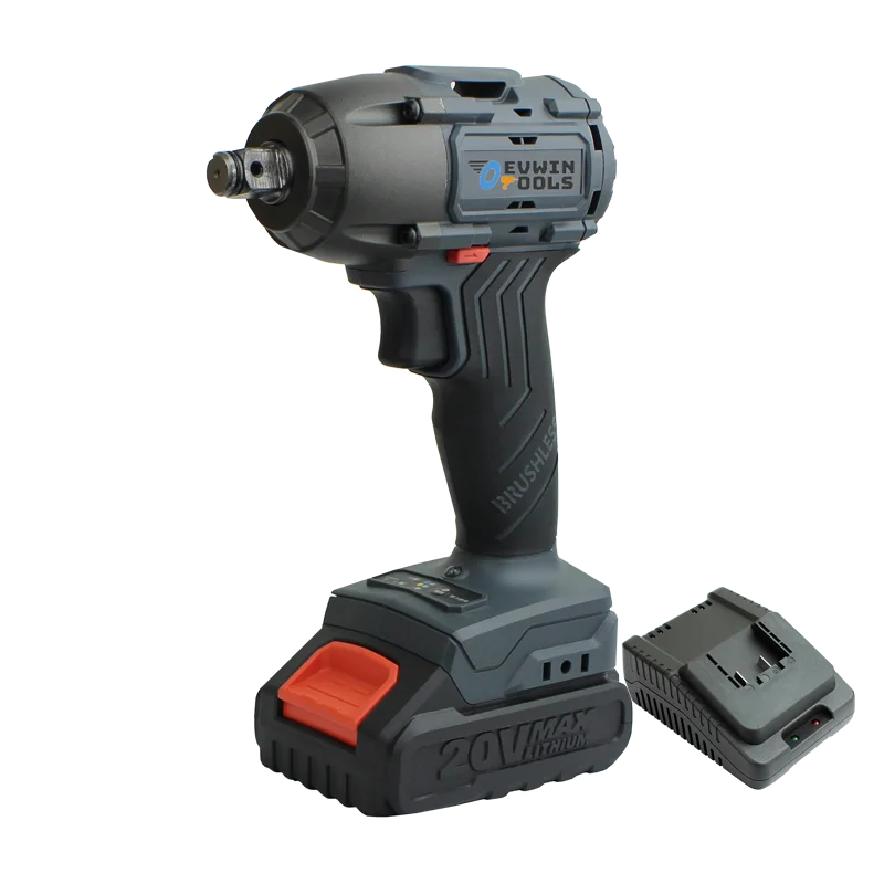 20v professional cordless battery high torque controlled chargeable impact wrench set