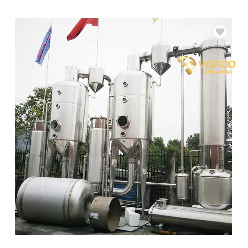 Salty Water Triple Effect Forced circulation evaporation crystallizer