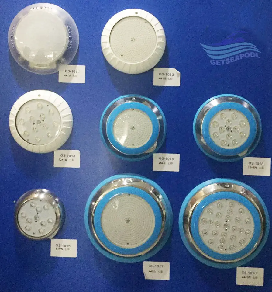 Ip68 12v Stainless Steel Wall-mounted Pool Lights 18w RGB Underwater Led Waterproof Swimming Pool Lamp