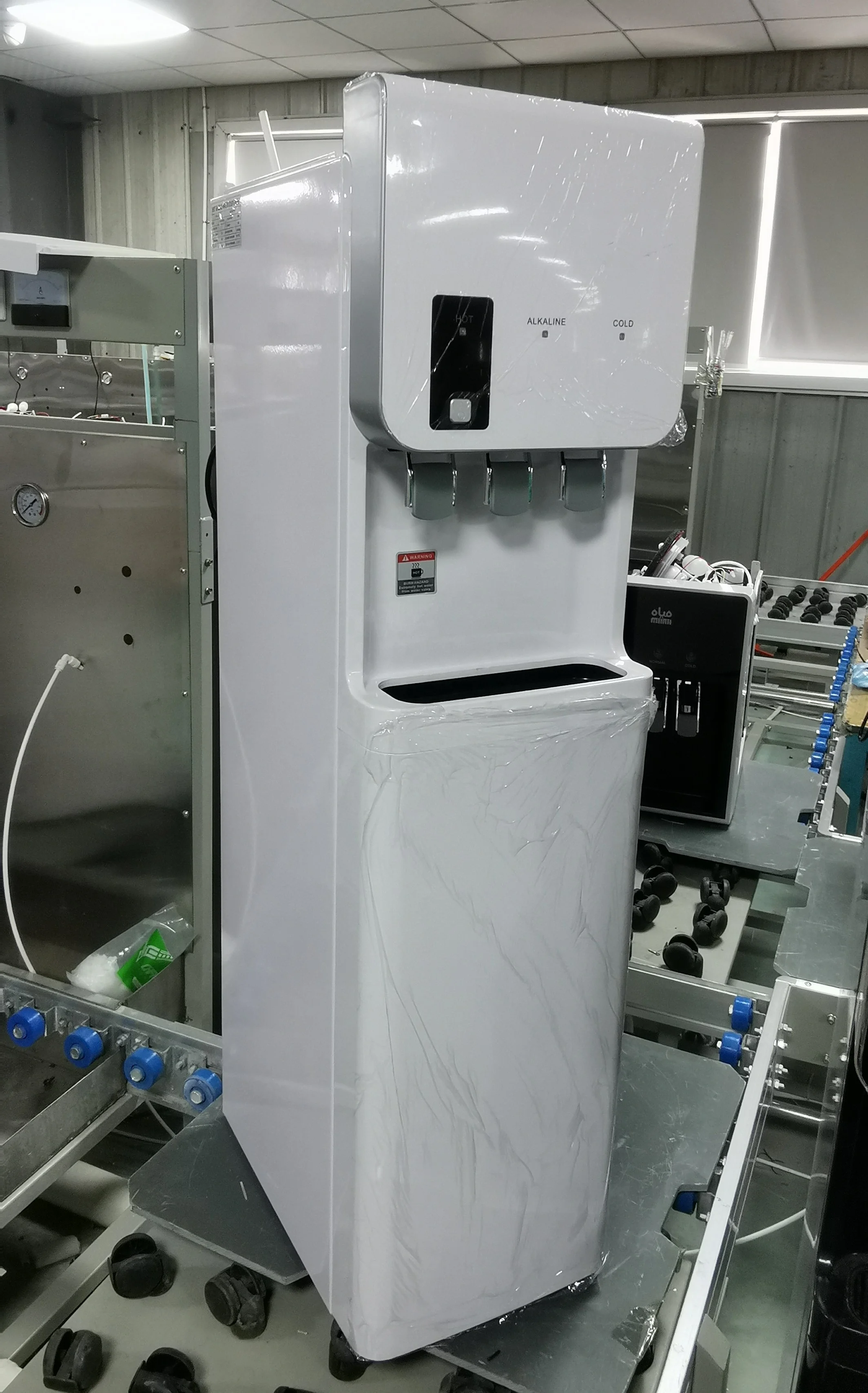 POU Drinking Water Filter System, Water Cooler Dispenser With RO Filtration, 3 Temperatures Setting